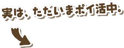 実は、ただいまポイ活中。